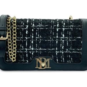Badgley Mischka Wool Crossbody Bag NWT